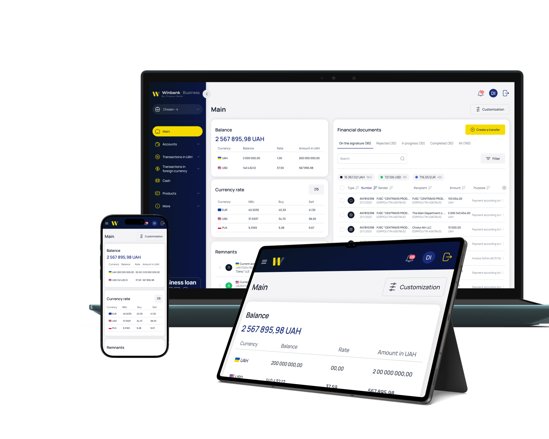 winbank business all devices