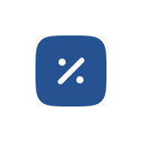 Blue-percent-icon