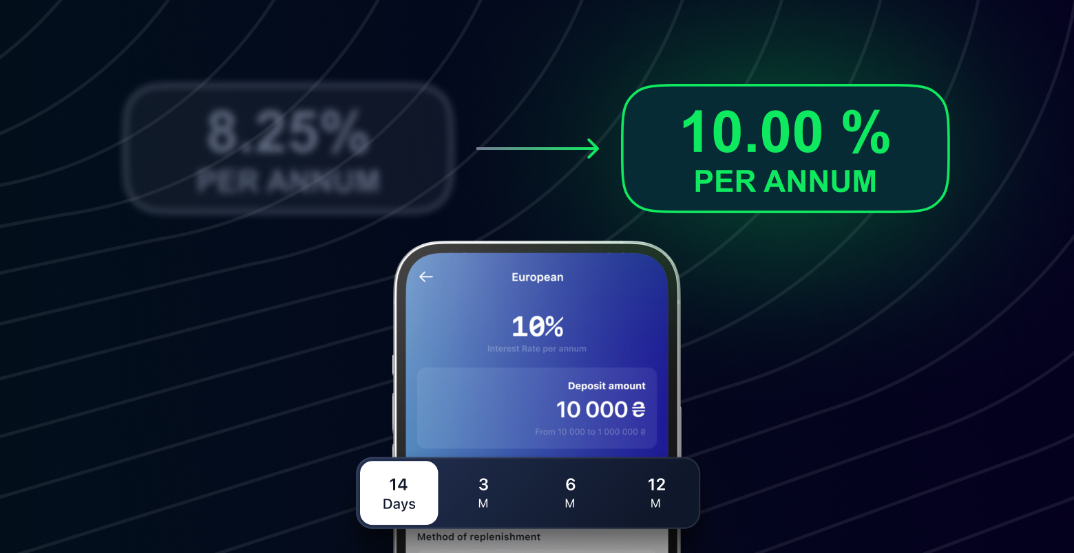 Increase Your Income with the New “European” Deposit Rate зображення 1